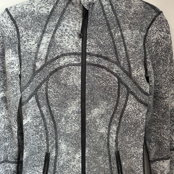Lululemon Define Jacket Luon - Spray Jacquard White Black - Picture 7 of 13